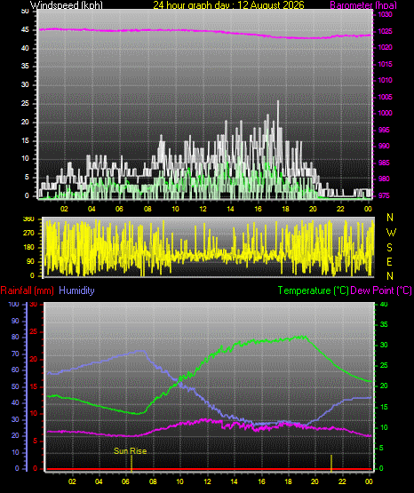 24 Hour Graph for Day 12