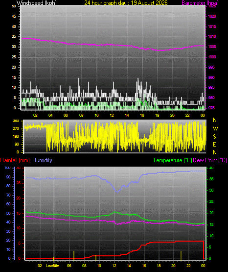 24 Hour Graph for Day 19