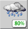 Regen waarschijnlijk Regen waarschijnlijk