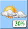 Gedeeltelijk bewolkt Gedeeltelijk bewolkt