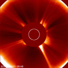 Latest LASCO C2 image of the Sun